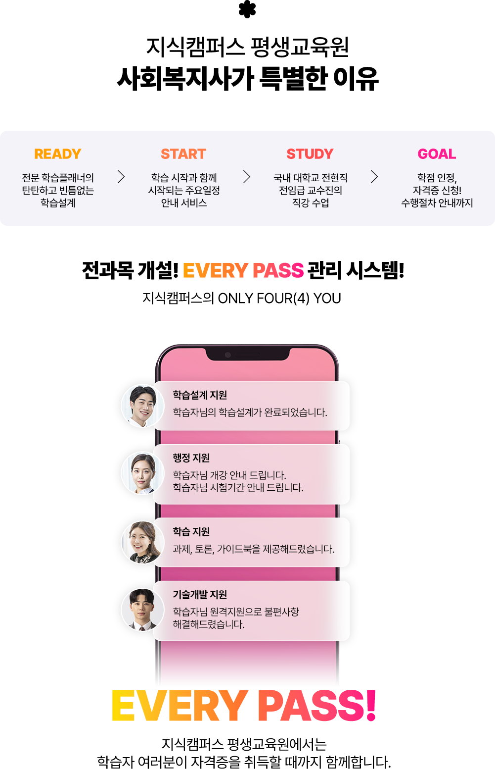 지식캠퍼스 평생교육원 사회복지사가 특별한 이유